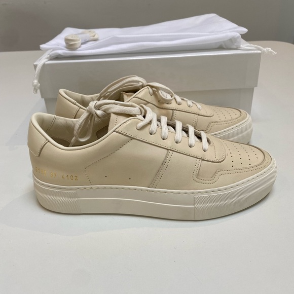 Woman by Common Projects BBall Super Sneaker in Off White sz 37 New in Box - Picture 2 of 7
